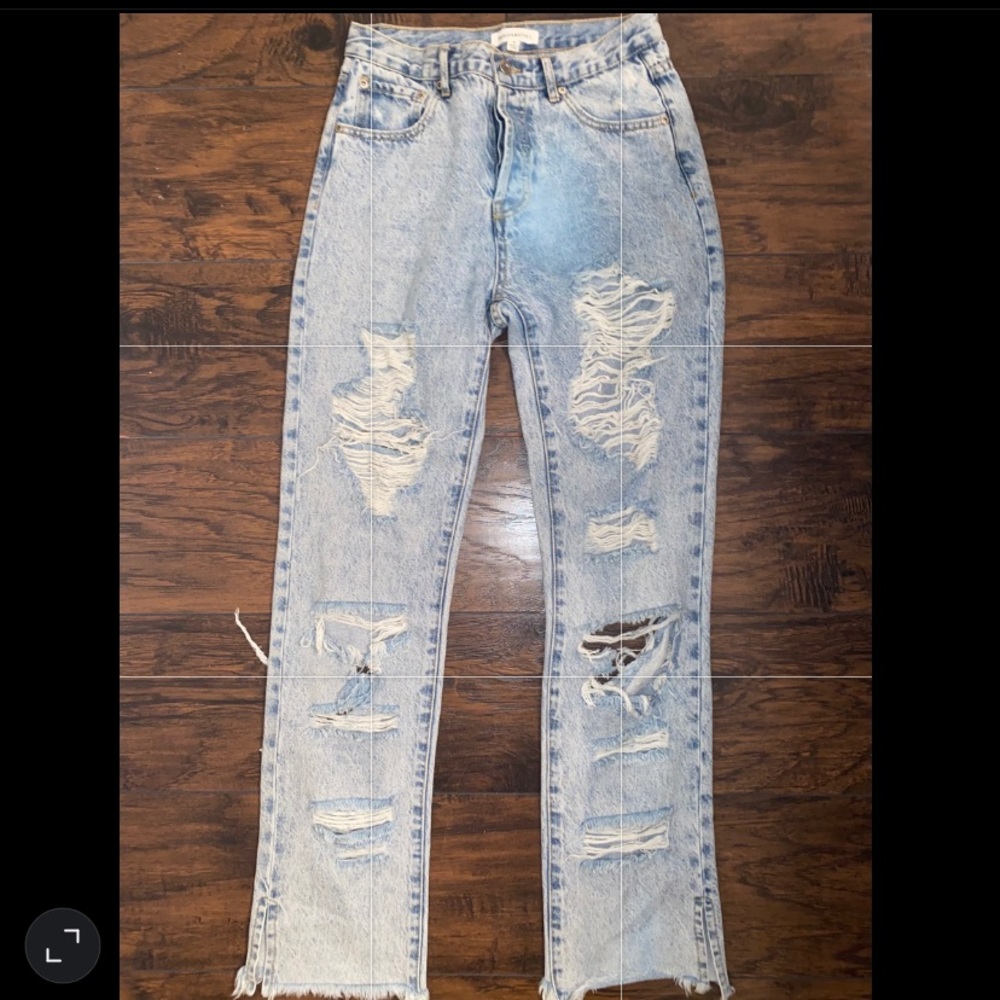 Wide leg jean